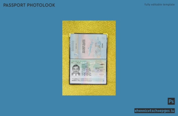 Beispielansicht für Passfotos der Salomonen